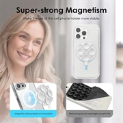 MagSafe-telefonholder i silikon med sugekopp - hvit