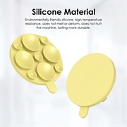 MagSafe-telefonholder i silikon med sugekopp - gul