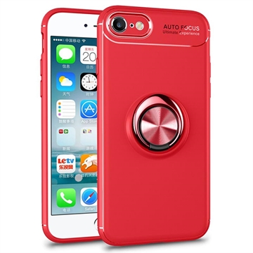 iPhone 7/8/SE (2020)/SE (2022) Magnetisk Ring Grep Deksel - Rød