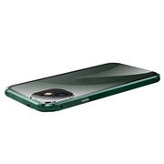 iPhone 11 Magnetisk Deksel med Personvernherdet Glass - Gull