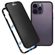 iPhone 15 Pro Magnetisk Deksel med Personvernherdet Glass