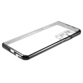 OnePlus 9 Pro Magnetisk Deksel med Herdet Glass - Svart