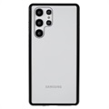 Samsung Galaxy S22 Ultra 5G Magnetisk Deksel med Herdet Glass - Svart