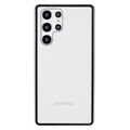 Samsung Galaxy S22 Ultra 5G Magnetisk Deksel med Herdet Glass (Åpen Emballasje - Tilfredsstillende) - Sølv