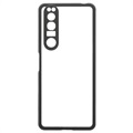 Sony Xperia 1 III Magnetic Deksel med Herdet Glass Bakbeskytter - Svart