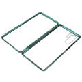 Huawei P30 Pro Magnetic Deksel med Herdet Glass - Grønn