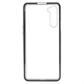 OnePlus Nord Magnetisk Deksel med Herdet Glass - Sølv