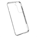Samsung Galaxy S22+ 5G Magnetisk Deksel med Herdet Glass - Sølv