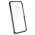 Samsung Galaxy S23 5G Magnetisk Deksel med Herdet Glass - Svart