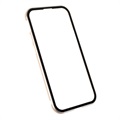 iPhone 13 Magnetisk Deksel med Herdet Glass - Gull