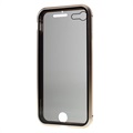 iPhone 7/8/SE (2020)/SE (2022) Magnetisk Deksel med Herdet Glass - Gull
