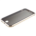 iPhone 7/8/SE (2020)/SE (2022) Magnetisk Deksel med Herdet Glass - Gull