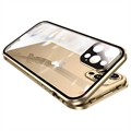 iPhone 11 Pro Magnetic Deksel med Herdet Glass - Gull