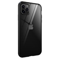 iPhone 11 Pro Magnetisk Deksel med Herdet Glass - Privacy - Svart