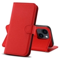 iPhone 14 Plus Magnetisk Detachable Lommebok-deksel - Rød