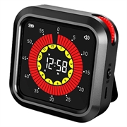 X-JSQ817B-01 Magnetisk kjøkkenklokke / visuell tidtaker med LCD-skjerm