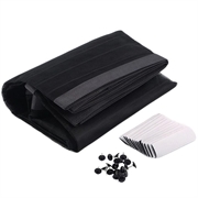 Magnetisk dørgardin i netting - 120x210cm - Svart