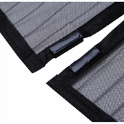 Magnetisk dørgardin i netting - 120x210cm - Svart
