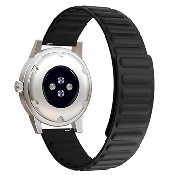 Samsung Galaxy Watch4/Watch4 Classic/Watch5/Watch6/Watch FE/Watch7 Magnetisk Silikon Sportsreim - Svart