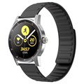 Samsung Galaxy Watch4/Watch4 Classic/Watch5/Watch6/Watch FE/Watch7 Magnetisk Silikon Sportsreim - Svart