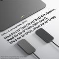 Magnetisk trådløs lader 18W - iPad Air 11 2024/2025/Air 2020/2022/Pro 11 2018/2020/2021/2022 - Svart
