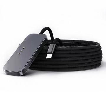 Magnetisk trådløs lader 18W - iPad Air 13 2025/2024/Pro 12.9 2022/2021/2020/2018 - Svart