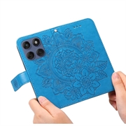 Motorola Edge 60 Fusion Mandala Series Lommebok-deksel - Blå