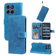 Motorola Edge 60 Fusion Mandala Series Lommebok-deksel - Blå