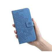 Motorola Edge 60 Fusion Mandala Series Lommebok-deksel - Blå