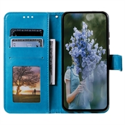 Samsung Galaxy A14/A14 5G Mandala Series Lommebok-deksel - Blå