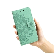 Motorola Edge 60 Fusion Mandala Series Lommebok-deksel - Grønn