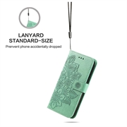 Motorola Edge 60 Fusion Mandala Series Lommebok-deksel - Grønn