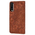 Mandala Series Samsung Galaxy A50 Lommebok-deksel - Brun