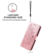 iPhone 17 Pro Max Mandala Series Lommebok-deksel - Rosa