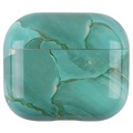 Marble Pattern AirPods 3 Deksel - Grønn