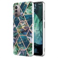 Marble Pattern Electroplated IMD Nokia G21/G11 Deksel