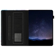 Amazon Kindle Paperwhite 4/3/2 Folio-etui med marmormønster - Blå