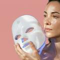 Marielle LED-lysbehandlingsmaske for ansiktet til hudpleie - hvit