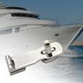 Lås med vridbar lås i rustfritt stål av marin kvalitet til dører på båter, yachter og bobiler
