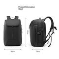 Mark Ryden MR9100 31L forretningsryggsekk - TSA-lås, USB-lading, RFID-beskyttelse - svart