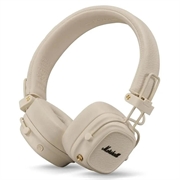 Marshall Major V On-Ear trådløse Bluetooth-hodetelefoner - Krem