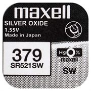 Maxell 379 sølvoksid-ur-batteri SR521SW/AG0