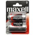 Maxell R20/D sink-karbonbatterier - 2 stk.