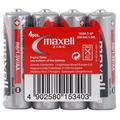 Maxell R6/AA sink-karbonbatterier - 4 stk. - Bulk