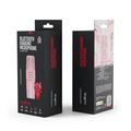 Maxlife Animal MXBM-500 Bluetooth-mikrofon med høyttaler - rosa