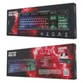 Maxlife MXGK-200 RGB-spilltastatur - USB - Svart