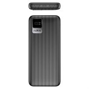 Maxlife MXPB-07 USB-ladebatteri med to uttak, 10000mAh - svart