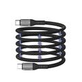 Maxlife MXUC-11 magnetisk USB-C/USB-C-kabel - 1m, 100W - Svart