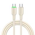 Mcdodo Alpha-serien silikon-USB-C-kabel 65W – 1.2m – beige