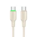 Mcdodo Alpha-serien silikon-USB-C-kabel 65W – 1.2m – beige
